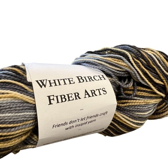 White Birch Fiber Arts Hand-Dyed Yarn 400 Yards 100g US 0-2 - Picture 5 of 10